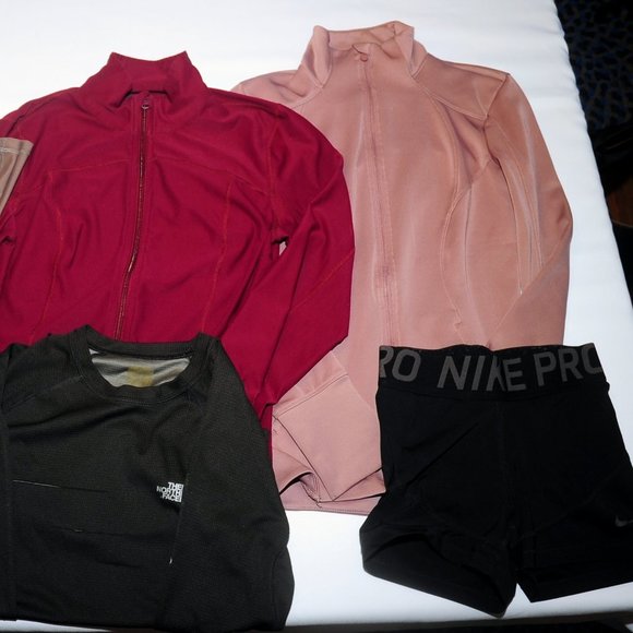 Womens/Jr Girls Gym PE Workout Lot of 6 Leggings Jackets Under Armour Old Navy - Picture 3 of 8